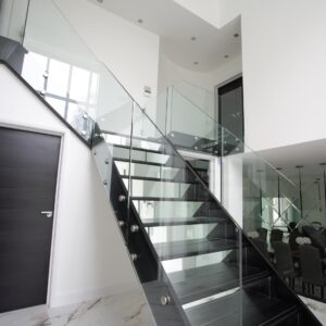 parapetto in vetro modulare